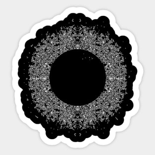 black hole sun Sticker